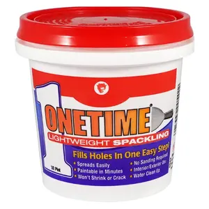 Lightweight Wall Repair Spackle for Drywall Holes & Cracks, Fast Dry White Spackling Paste for Home Wall Patch Repair, Easy Sanding Interior Repair Compound, 8 Oz