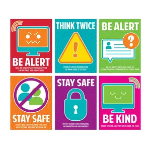 Digital Awareness Poster Set - 6 Pc.