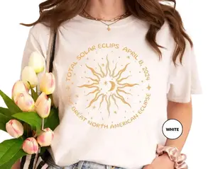 Solar Eclipse 2024 Shirt, April 8th 2024 Shirt, Total Solar Eclipse Shirt, USA Eclipse, Celestial Shirt, Astronomy Gifts, Moon Astronomy Tee