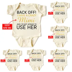 Personalized Onesie, Funny Grandma, Mimi, Nana, Mommy, Mama, Auntie Baby Onesie – Soft, Stylish & Perfect for Everyday Wear