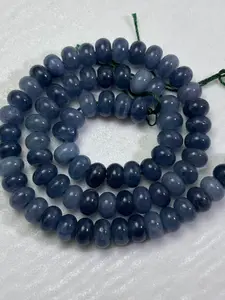 5x8mm Natural Stone Agate Beads, 72pcs Plain Design, Easy to Thread, Ideal for Bracelets and Necklaces, Craft Supplies, DIY Beads