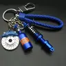 Creative Metal Keychain, Turbo Gear Wheel Hub, Brake Disc, Shock Absorber, Caliper, Car Keychain Pendant, Fashionable Personalized Outdoor Car Accessory, Nitrogen Modification Simulation Pendant, Christmas Gift For Men, Thanksgiving Gift