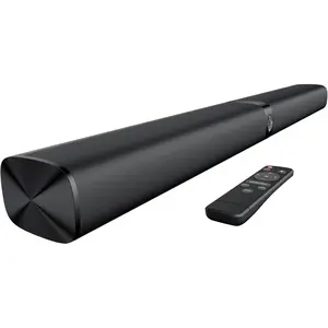 Sound Bar for  TV, Soundbar with /ARC/Opt/AUX Connect, Auto Volume Boost, 3 Equalizer Modes, 2 in 1 Detachable Soundbar for TV/PC/Gaming/Projectors