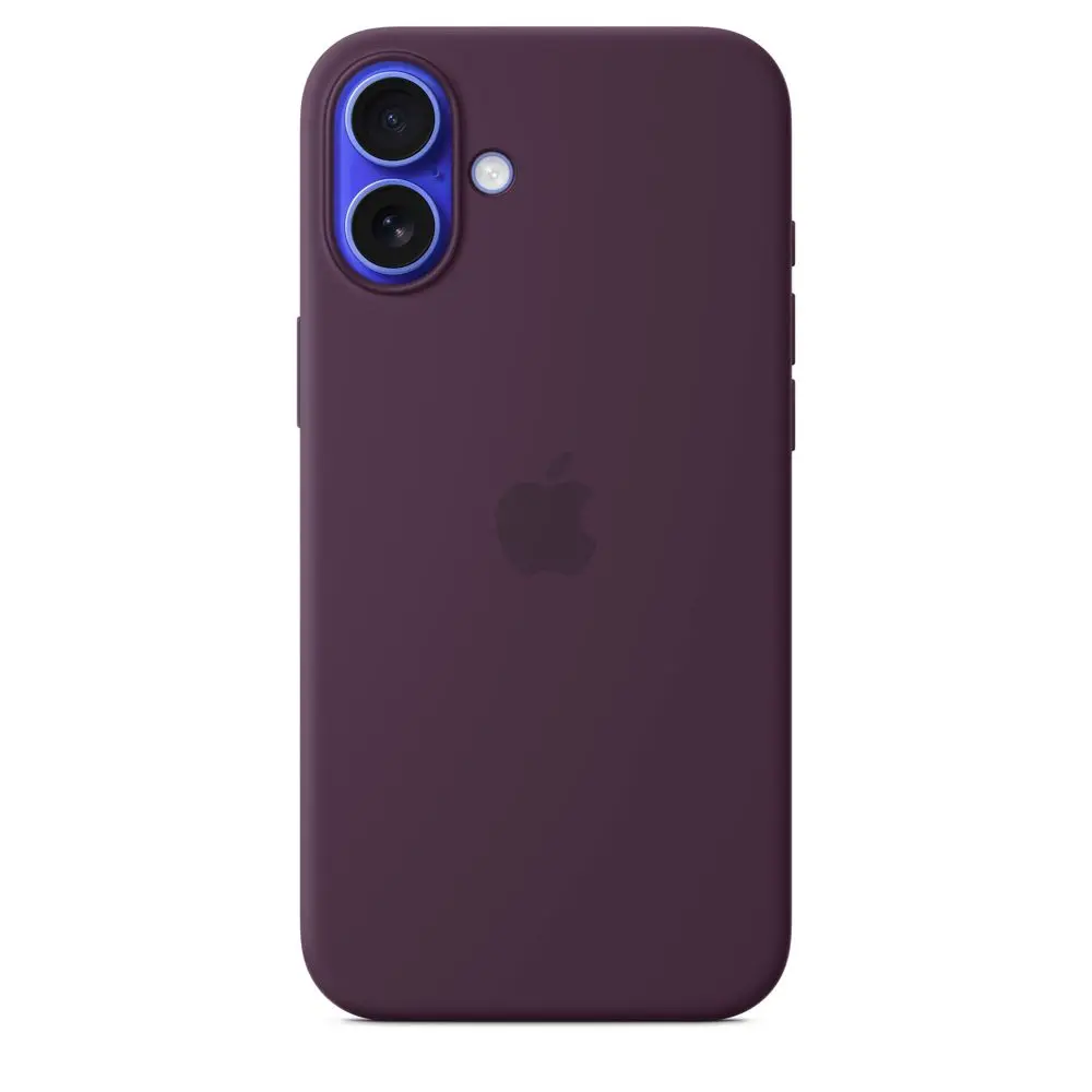 Apple iPhone 16 Plus Silicone Case with MagSafe - Plum Apple iPhone 16 Plus Silicone Case with MagSafe - Plum