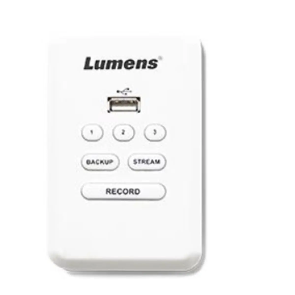 Lumens LC-RC01 Remote Control Panel, Compatible with LC200 Amplifiers & Mixers, Audio-Video Accessories with USB Port for Recording