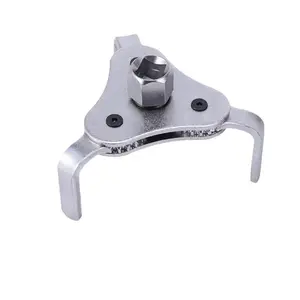 Adjustable Round Three-Jaw Oil Filter Wrench, Essential Tool for Car Maintenance, Easy Installation and Removal of Oil Filters