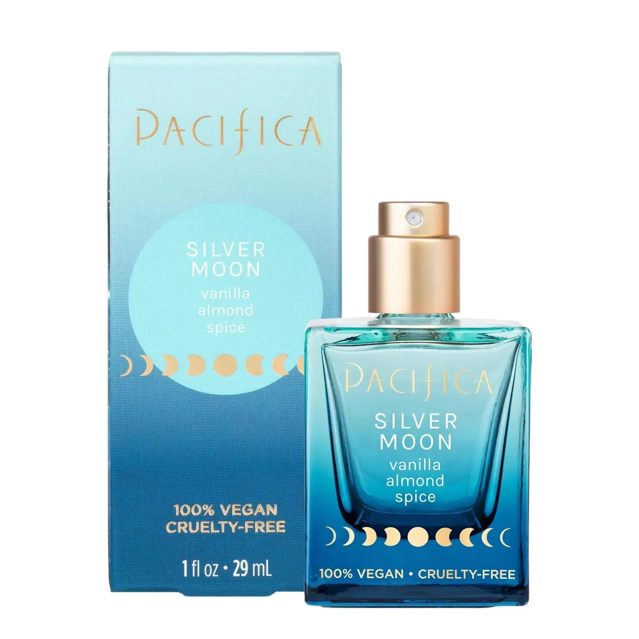 Pacifica Silver Moon for Unisex Parfum Spray, 1.0 Ounce