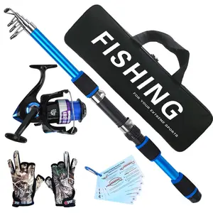 Adjustable Fishing Rod Set, Multiple Sizes Available, Lightweight and Simple Design, Durable and Smooth Casting, Ideal for Outdoor Fishing