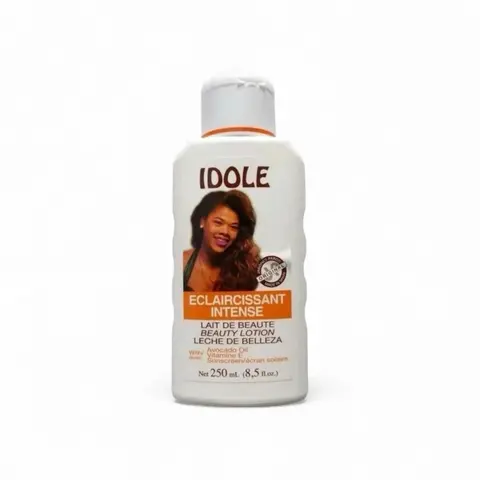 Idole Eclaircissant Intense Lotion 250ml with Avocado Oil for Beauty and Sun Protection