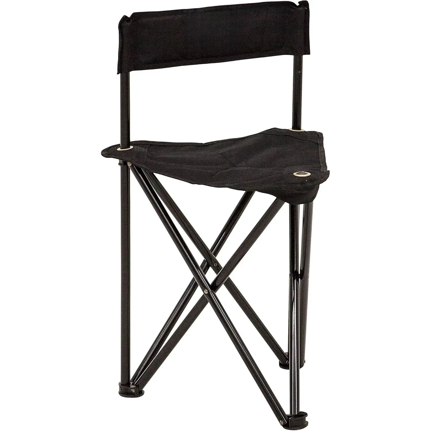 Portable Foldable Black Hunting Chair - Outdoor Furniture for Hunting, Camping Use