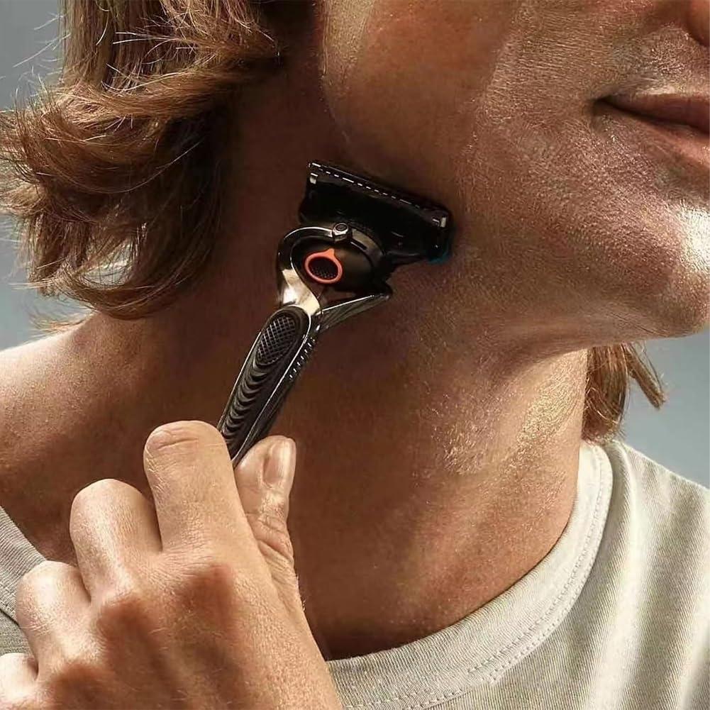 FUDUOO 48/24-Piece Men's Razor Blade Replacement Set with Handle - Ultra Sharp Stainless Steel Blades for Smooth Shaving, Works with Standard Razor Handles, Bulk Disposable Blades Face Head Body Shaving FUDUOO 48/24-Piece Men's Razor Blade Replacement Set with Handle - Ultra Sharp Stainless Steel Blades for Smooth Shaving, Works with Standard Razor Handles, Bulk Disposable Blades Face Head Body Shaving