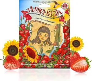 3 pc Strawberry air freshener,  La Chica Fresita air Fresheners car aromatizer