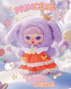 QIQI-Little Sweet Tooth's Dreamland Plush Box Bunny Plush Dolls，Soft Furry Collectibles，Stuffed Animal