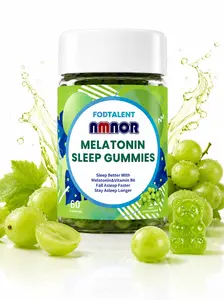 Melatonin Sleep Support Gummies - 6mg, Vitamin B6-Infused, Grape-Flavored, Bear-Shaped, 60-Count Edible Healthcare Dietary Supplement for Bedtime Routine