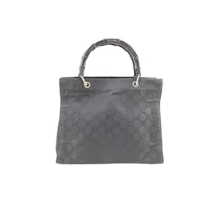 Pre-owned GUCCI nylon Tote Bags GG Canvas Bamboo Tote Bag (2260001226160)