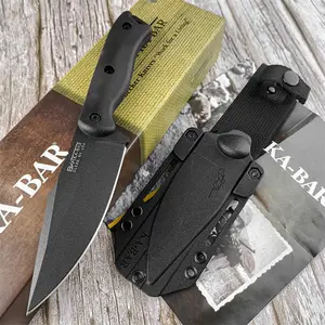 Kb Bk18 Outdoor Fishing Knife, Fixed Blade Durable Camping Tool, Outdoor Camping Knives, D2 Steel Blade, Nylon Fiberglass Handle, Ideal for Hiking and Camping