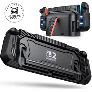 ESYWEN for Nintendo Switch 2 Case,[Exclusive Pop-up 1-Click Joy-Con Release][Kickstand Compatible][Military-Grade Protection]Switch 2 Dockable Case with Ergonomic Grip, Cover Accessories for Travel
