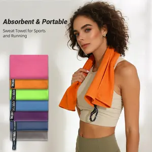 1/2 Pcs Double-Sided Fleece Towels, 40*80cm, Soft & Absorbent, Skin-friendly & Lint-free, Sweat Towel for Sports & Running, Multiple Colors Available, Ideal for Gym, Yoga & Swimming, Multi-scenario Use, Can Be Used as a Sports Mat Towel