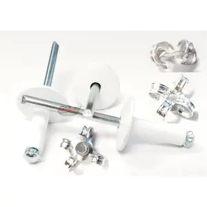 White 3/16" Pop Rivets Aluminum Large Head Exploding Banana Peel Back Fasteners .125 - .560 Grip Range