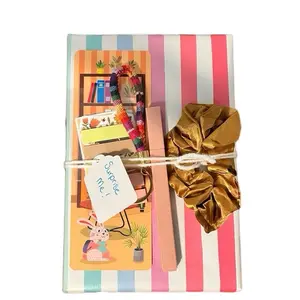 Blind Date with a Book Box| Bookish Gift Pouch- Hand Picked Book- Gift Bookmark-Booktok Junk Journal Supplies Flower Wrapping