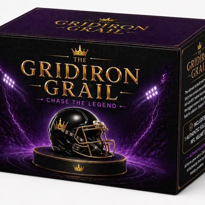 GRIDIRON GRAIL BOX NFL Full Size Authentic Autograph Helmet GRIDIRON GRAIL BOX NFL Full Size Authentic Autograph Helmet