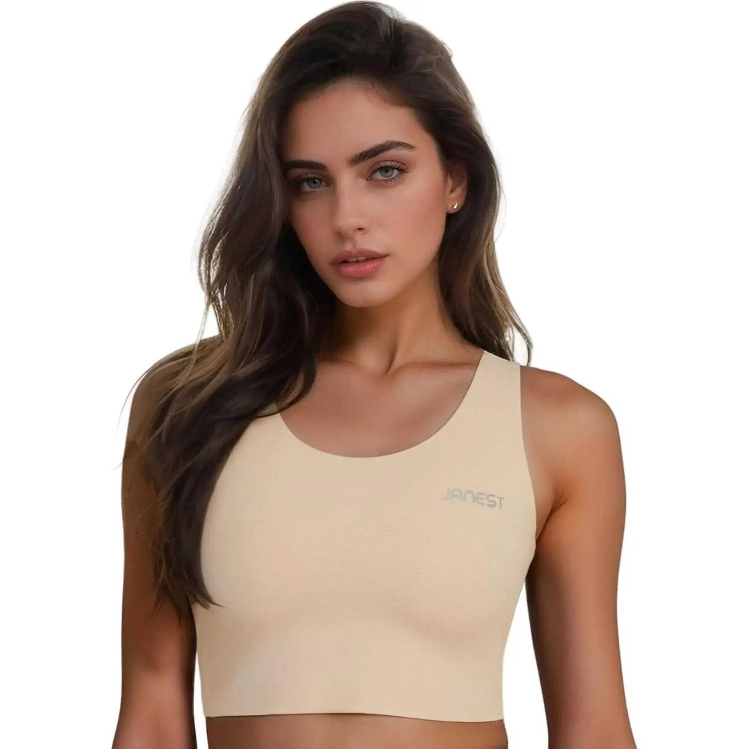 Chest Binder for Women,FTM Binder Bra,Seamless Swim Binder,Comfort Breathable Transgender Breast Binder Large Breast