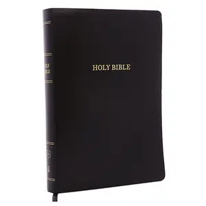 KJV Holy Bible: Super Giant Print with 43,000 Cross References, Black Leather-look, Red Letter, Comfort Print (Thumb Indexed): King James Version by Thomas Nelson [Leathersoft Book]