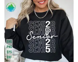 Lacrosse Senior 2025, Class of 2025, Lacrosse Stick, Senior Lacrosse