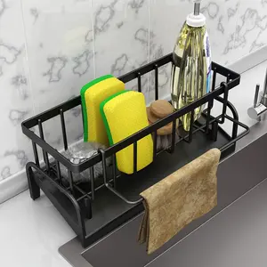 Hanging Storage Rack, sink storage organizer for kitchen storage and bathroom sink organization, ideal for daily use, home organization, and compact living spaces