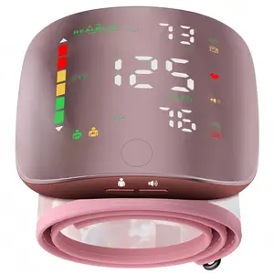 Wrist Blood Pressure Monitor Led Display, Touch Screen Wrist Blood Pressure Cuff 99x2 Reading Memory Wrist Bp Monitor with Carrying Case Health Monitoring