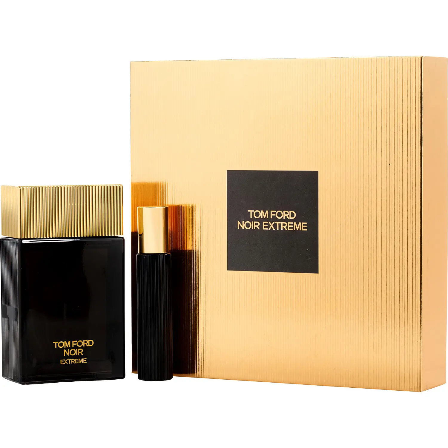 Tom Ford Noir Extreme Set-Eau De Parfum Spray 3.4 Oz & Eau De Parfum Spray 0.33 Oz Mini For Men