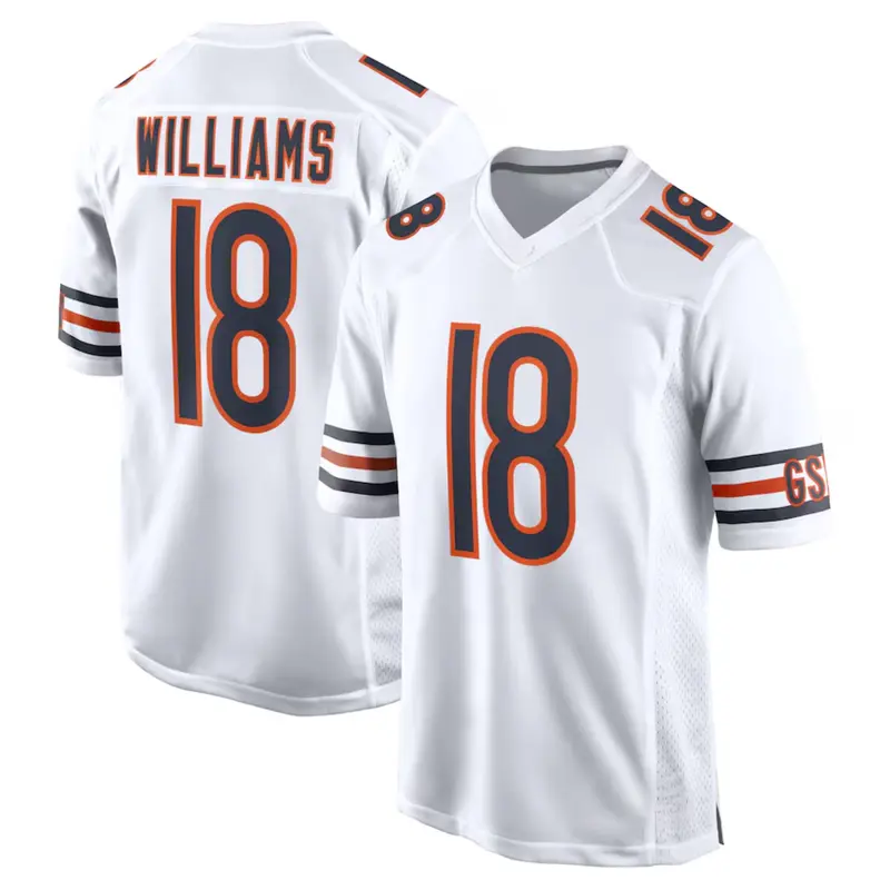 Men's #18 Cal.Williams White 2025 Rivalries Collection Game Jersey, Men's American Football Jersey, Game Day Jersey, Gift for Boyfriend