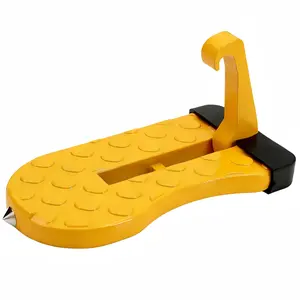 Foldable Suv Roof Step Board with Angle Adjustment, Main Lock Hook, Anti-Damage Pad, Suitable for Cars, Trucks, Vans, Glass Breaker