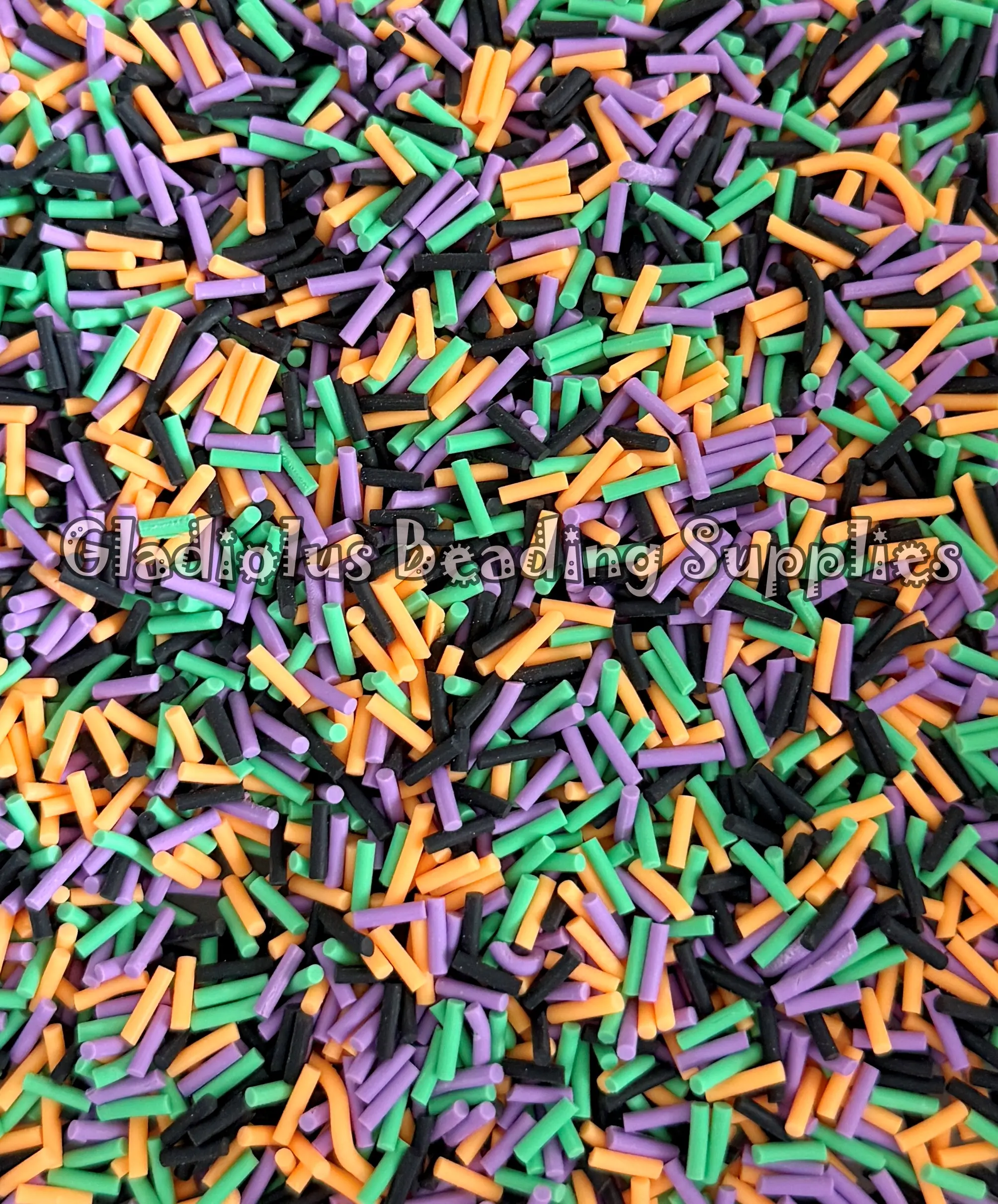 Halloween Clay Slices, Spooky Clay, Clay, Non-Edible Sprinkle Mix, Polymer Clay, Fake Sprinkles, Nail Art Supplies, Shaker Mix