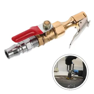 Air Blow Gun Nozzle for Tire Inflation Locking Air Chuck with Clip Aire Inflator Nozzle Air Compressor Tire Inflator Attachment Tire Inflator Chuck Tire Deflators Offroad Accessories