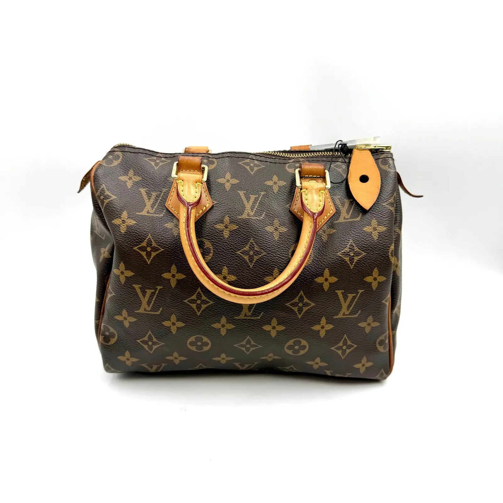 Pre-owned Louis Vuitton AS SHOWN Clutches & Wristlets US0353 classic Monogram Speedy handbag 26.3.26