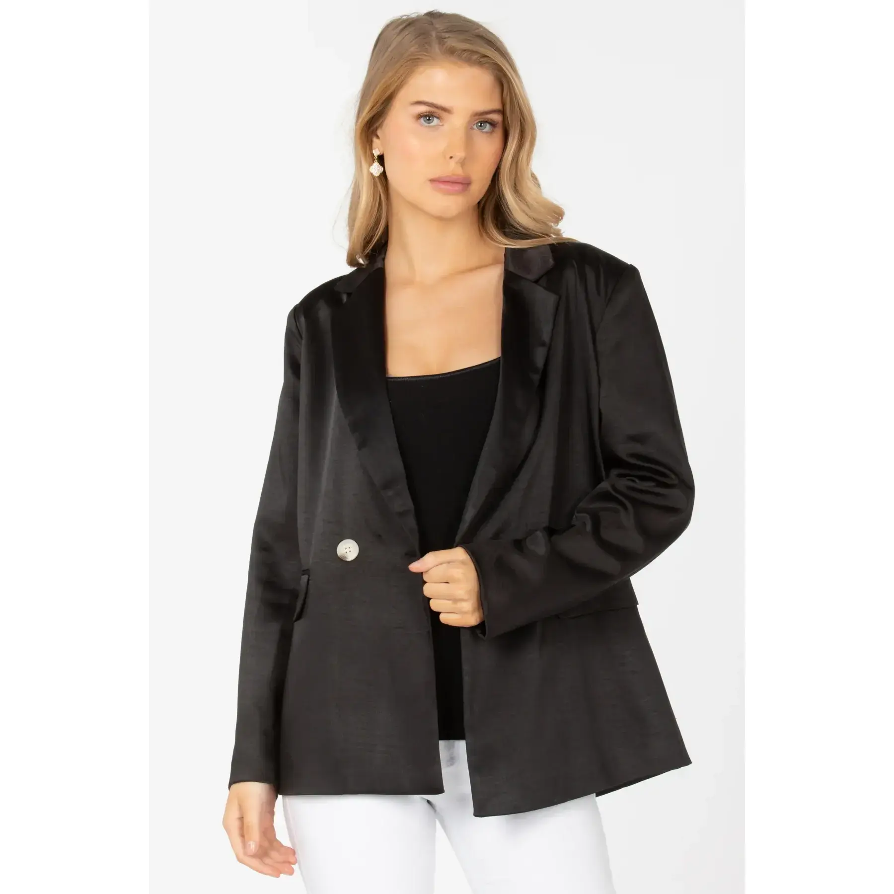 Women's Satin Blazer - GSJ828