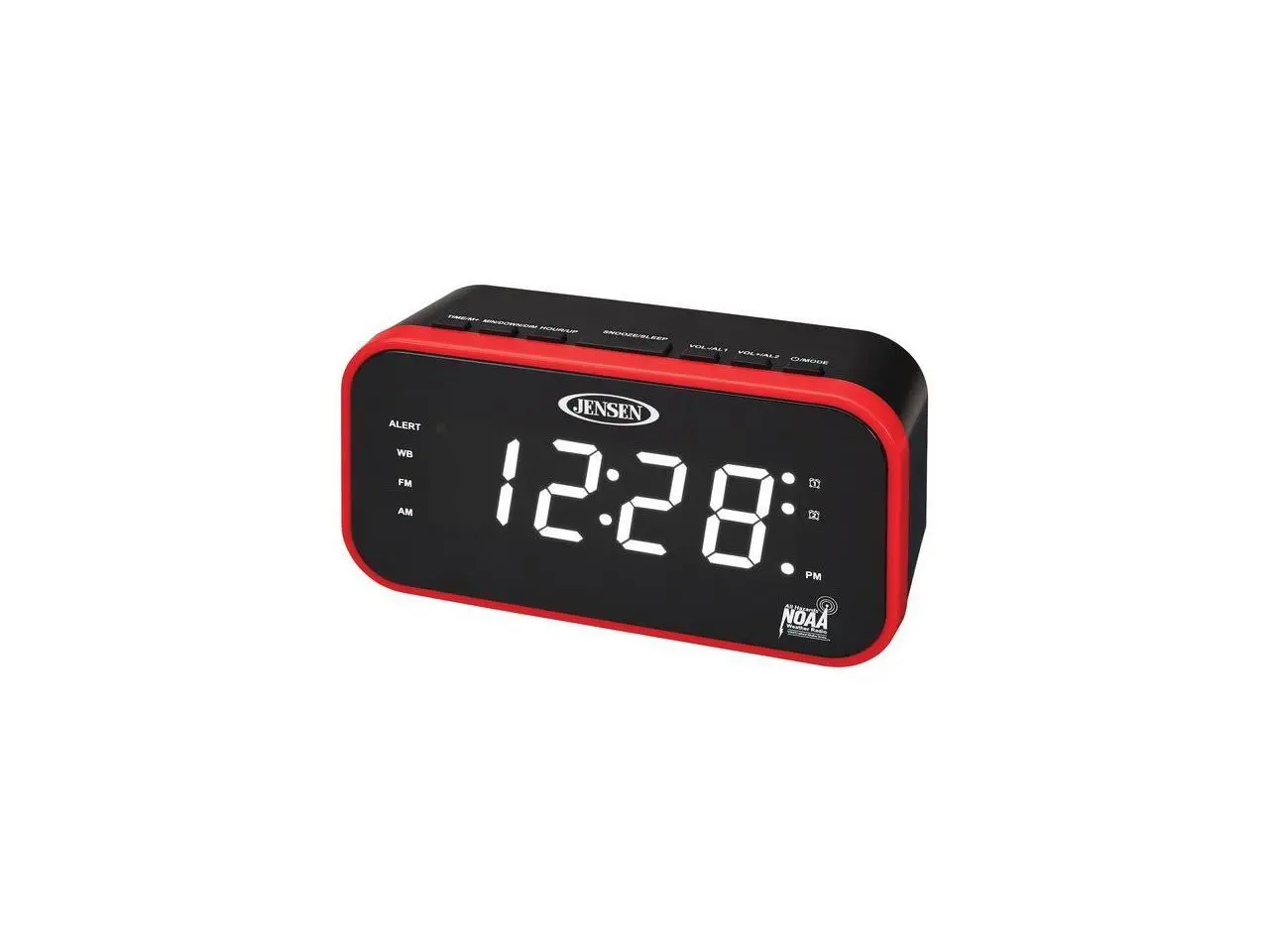 Jensen JEP-150 Am/Fm Weather Band Clock Radio With Weather Alert