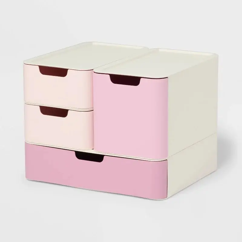 Modular Storage Drawer Set Pink - Brightroom ™