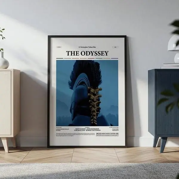 The Odyssey Poster, King Odysseus Film, Trojan War Epic, Agamemnon Movie Wall Art
