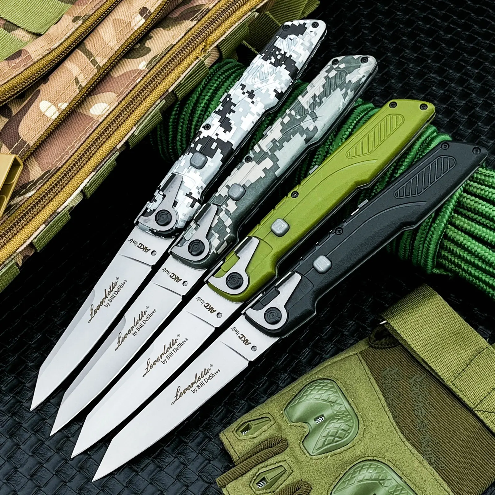 Titanium Multifunctional Folding Blade Utility Knife - Large Size Kitchen Knife, Outdoor EDC Tool, Men’s Gift, Utility Knives