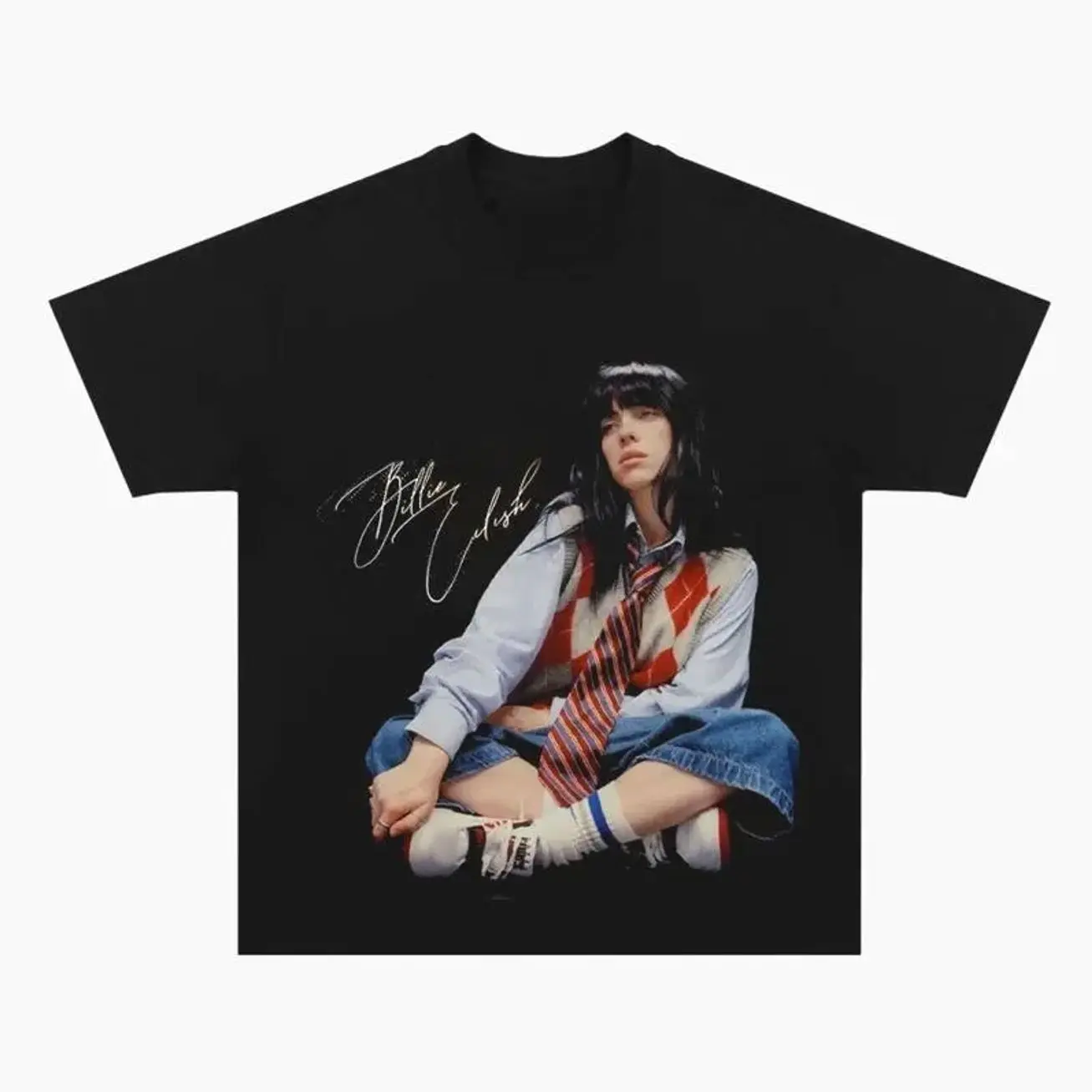 [🎉Sale Up To 50%] BILLIE THE TOUR 2025 SHIRT V14, Billie Merch, Vintage 90s Graphic Tee, Y2k Unisex Cotton Shirt, Retro Rapper Graphic Shirt, Streetwear Outfit, Vacation Trip Gift, Gift for Fans WYM