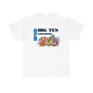 Big10 Conference Game Day Heavyweight T-Shirt Mascot Football