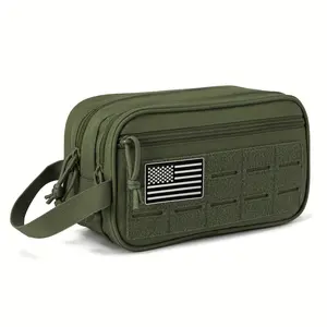 Outdoor Toiletry Bag For Men Hygiene Bag EDC Tool Molle Pouches Small Dopp Kit Mens Shaving Kit Travel Shower Bags