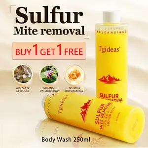 Buy 1-Get 1 Free! Tgideas Sulfur Body Wash - Deep Oil Control + Anti-Itch and Anti-Acne | Plant-Based & pH Balanced | 72-Hour Refreshing Fragrance | Fights Breakouts, Oiliness, and Odor
