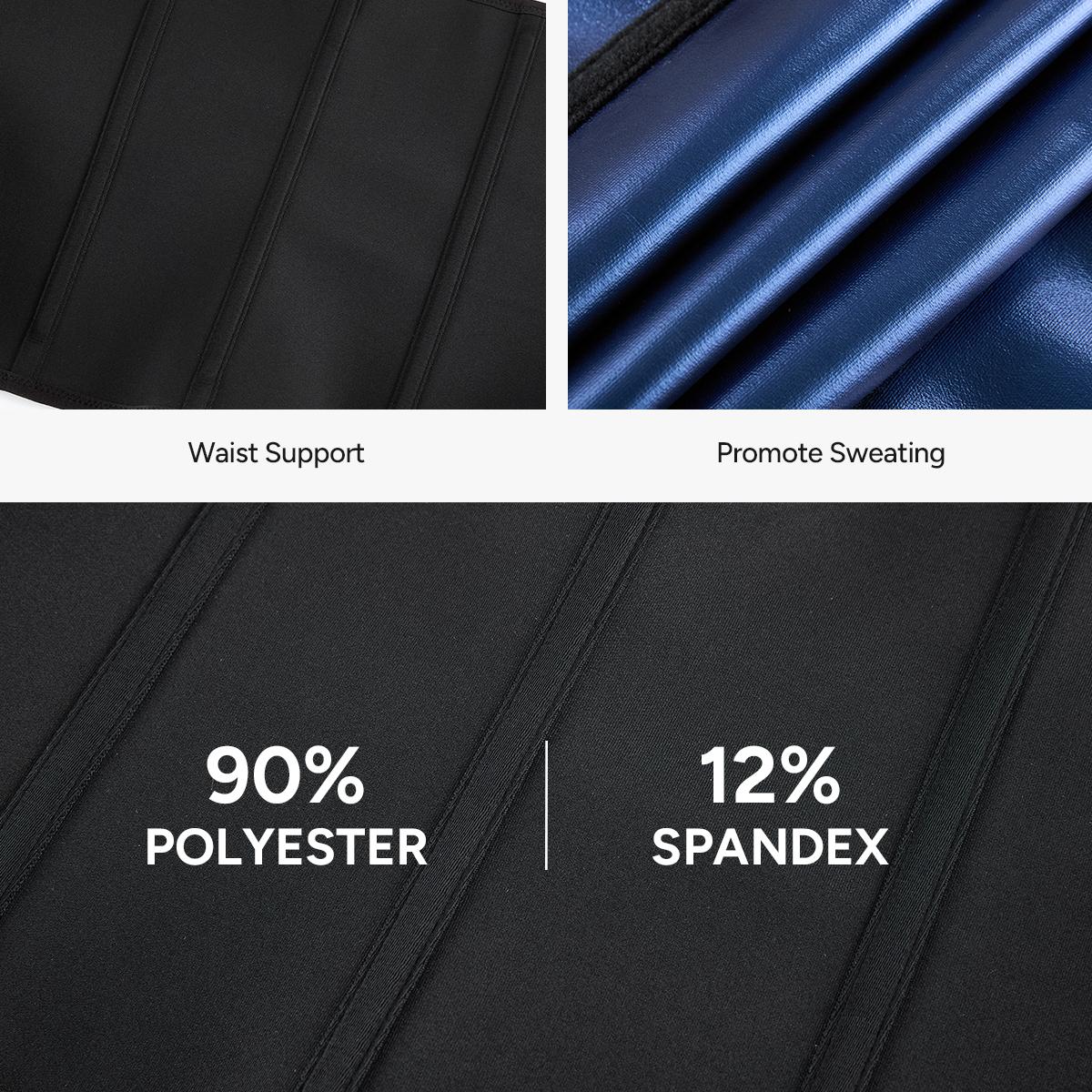 【LIVE】Nebility Women's Sauna Suit Waist Trainer for Workout Promote Sweating Waist Support Sweat Absorption