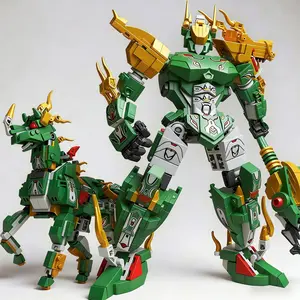 549pcs Guan Yu Mech God Building Block Toy, Plastic Building Blocks, Educational Assembly Model, Perfect Gift for Kids, Fun and Creative Play, Building Block Sets
