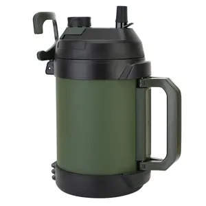 Gallon Jug,115oz Large Insulated Stainless Steel Sports Water Jug, Large Triple Wall Vacuum Insulation Water Bottle-Keeps Cold up to 48 Hrs-Sweat Proof,for Gym, Hiking & Camping