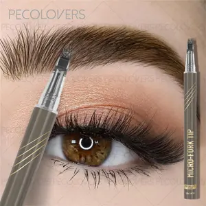 1PC Sweat-Resistant, Long-Lasting Eyebrow Pen,3D Eyebrow Pen,Four-Tip Liquid Eyebrow Pen, Eyebrow Makeup Products, Brow Enhancer