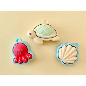 🐙🦀 3D Printed Sea Creature Friends Fidget Clickers relieve stress Cute Axolotl